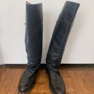 Frye Dorado Black Riding Boots